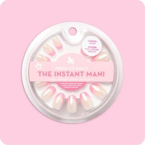 The Instant Mani Pink Chrome French Press-On Nails | Olive and June 💅🏼